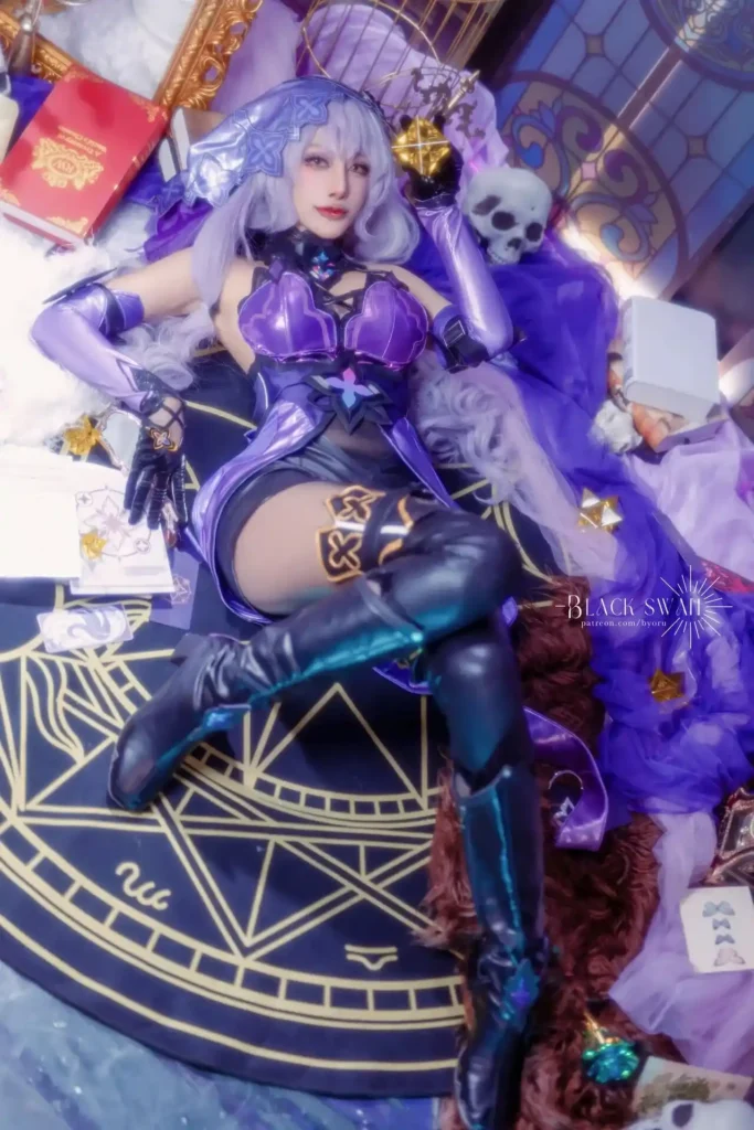 Black Swan Trong Đời Thực: Byoru Khiến Fan Honkai Star Rail Phát Cuồng Với Bộ Cosplay Này!
