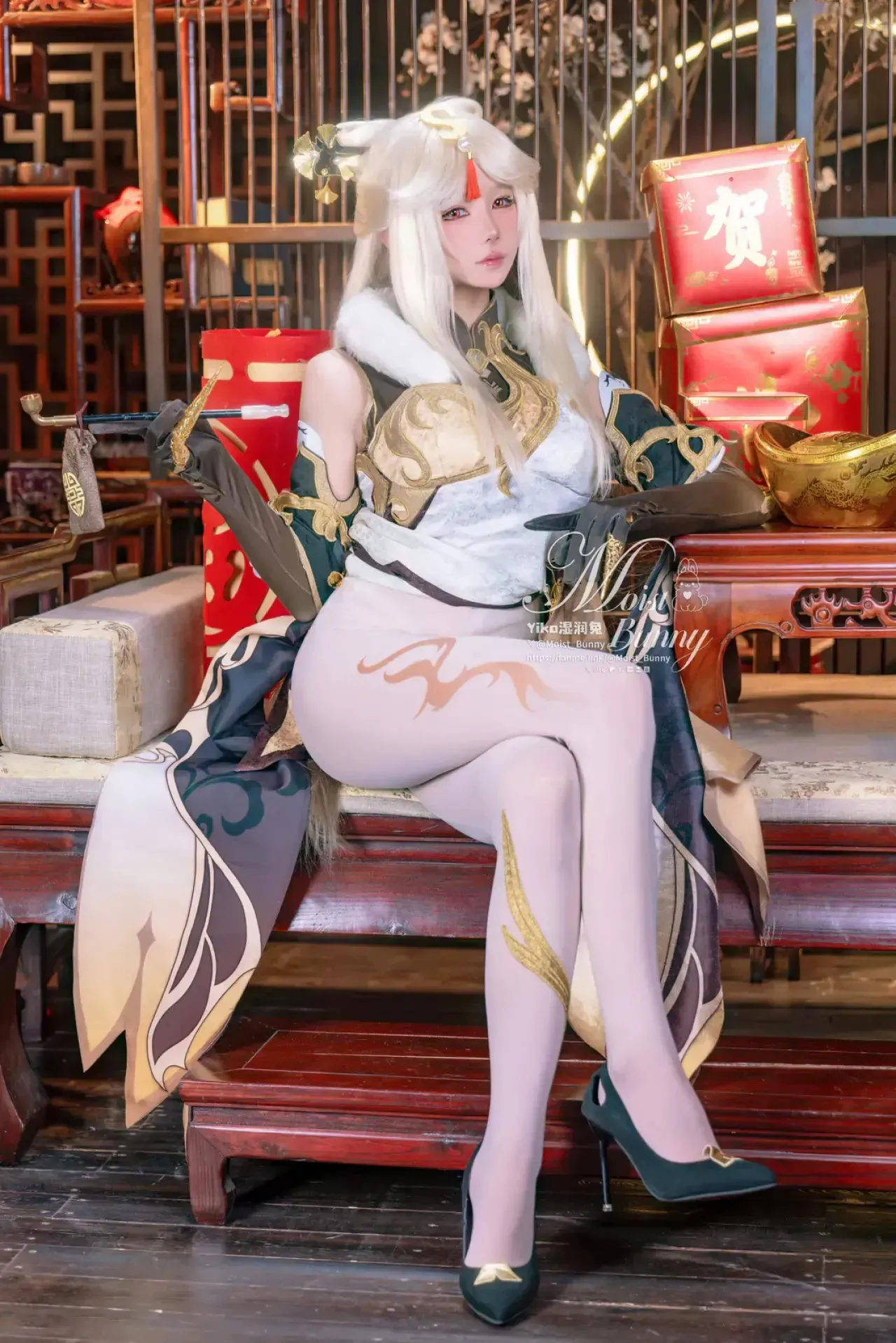 Cosplay Ningguang Đẹp Mê Hồn Của Yaokoututu Khiến Fan Genshin Phát Sốt